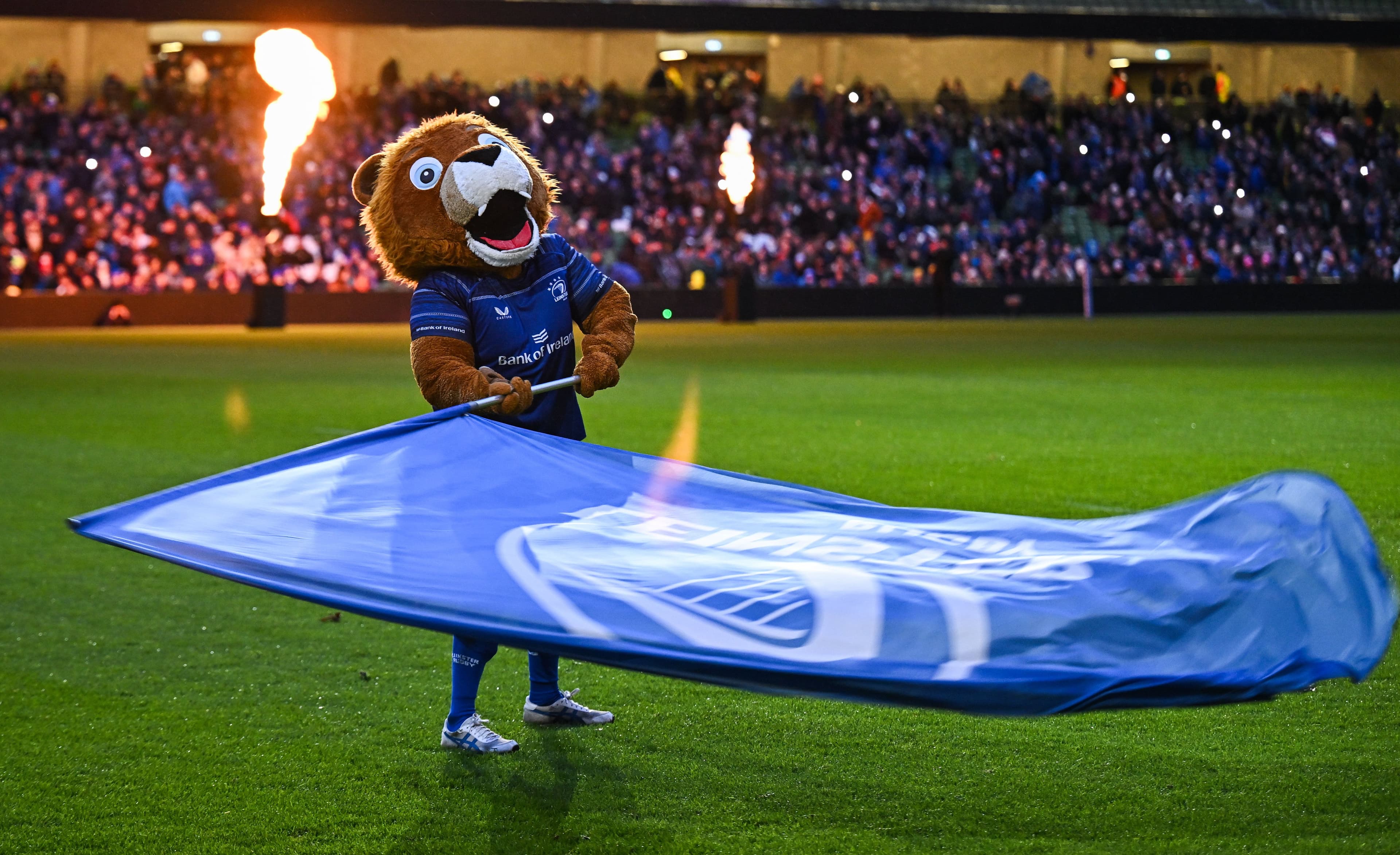 Leinster mascot Leo the Lion