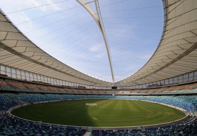 general view of the Moses Mabhida Stadium during the FIFA 2010 World News Agency